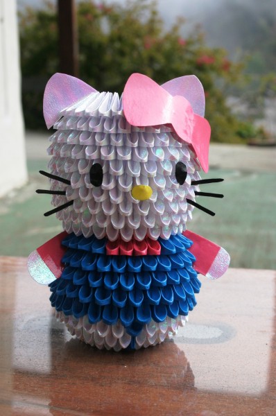 3D Origami Hello Kitty