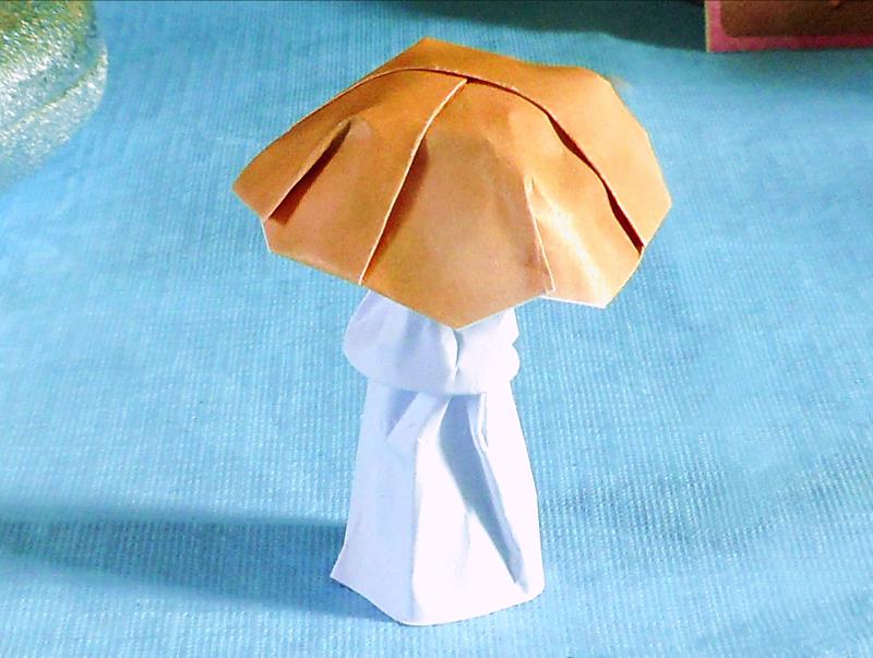 Origami paddestoel