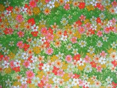 origami paper with typical japanese flower print