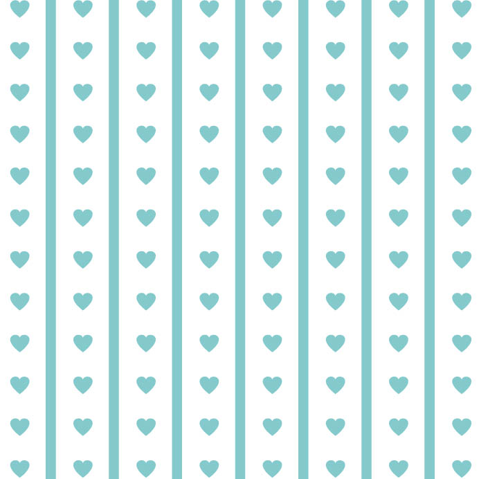 valentine origami paper with blue heart print