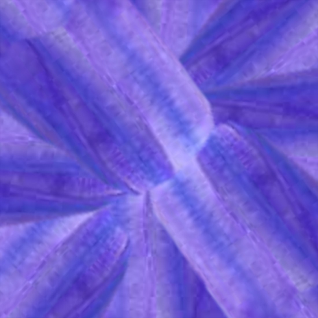 knutselpapier voor een blauw-paars bloemetje