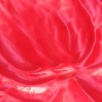 rood knutselpapier voor het maken van een bloem