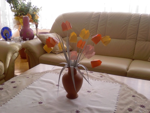 leuke origami tulpen