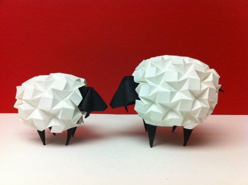 Origami sheep