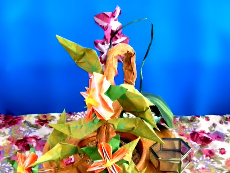 Bonsai Origami Flowers