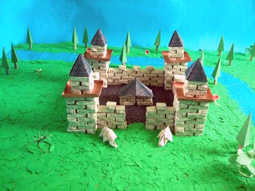 origami castle