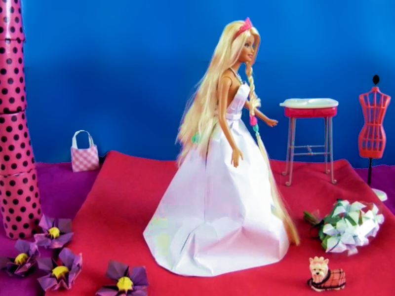 Barbie bruidsjurk