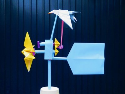 Origami high tech Wind Vane