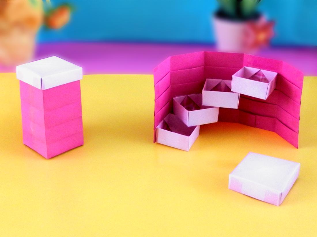 Origami Stepper Box