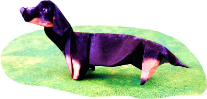 Origami Dachshund