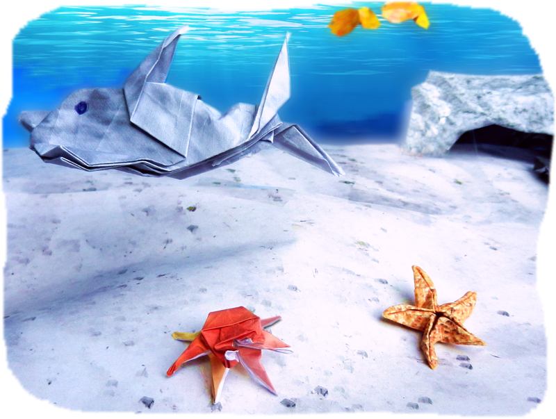 Origami zeedieren