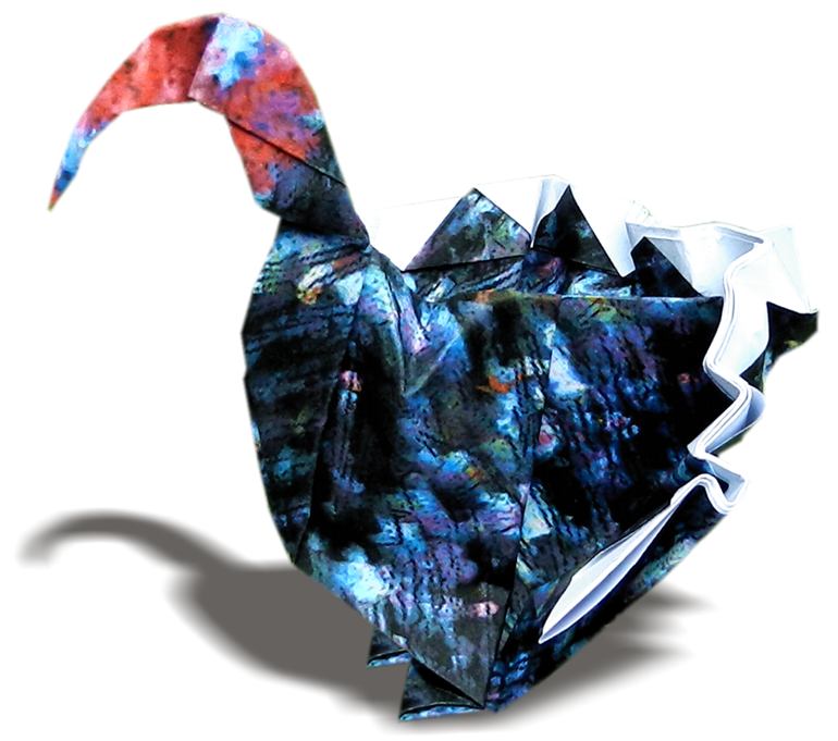 Origami kalkoen