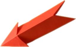 Origami arrow