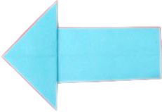 Origami arrow