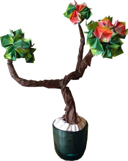 Bonsai Origami plant