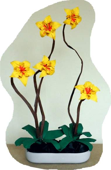 Bonsai Origami Narcissus