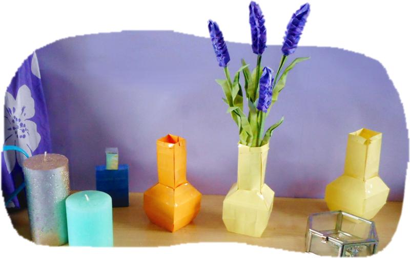 Origami Vases