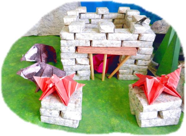 Origami Medieval Prison