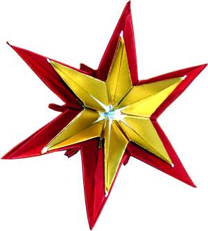 Origami Christmas Star