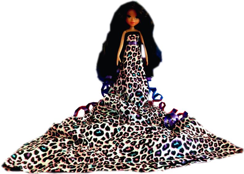 Tiger Print Doll Dress