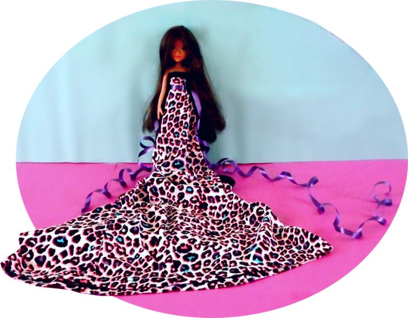 Tiger Print Doll Dress