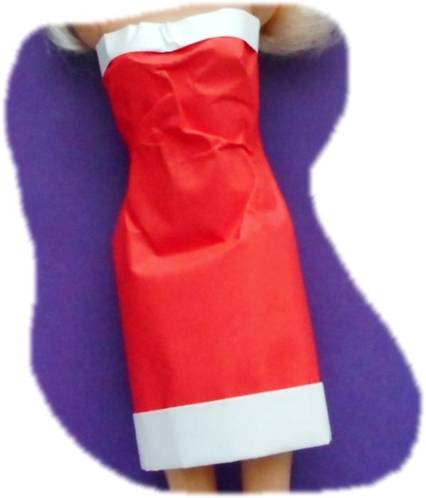 Origami Santa Dress