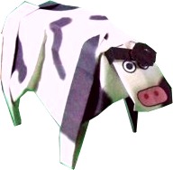 Origami Cow