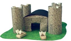 Papercraft castle
