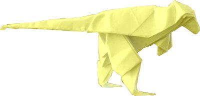 origami Pachycephalosaurus