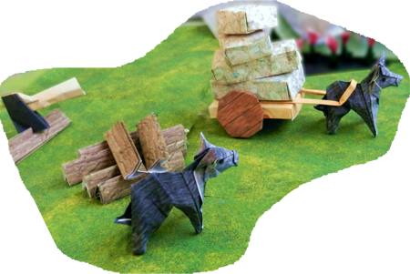 Origami Donkeys