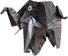 Origami Olifant