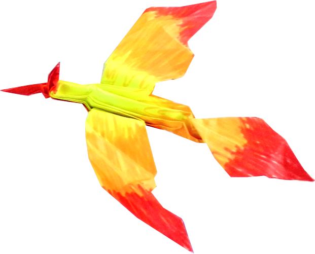 Origami vuurvogel
