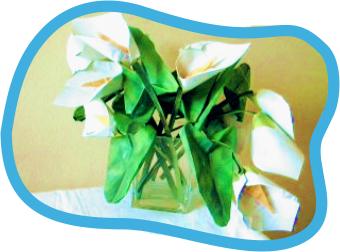 Origami Arum Lily