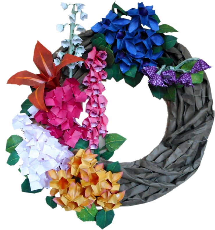 Origami Wreath