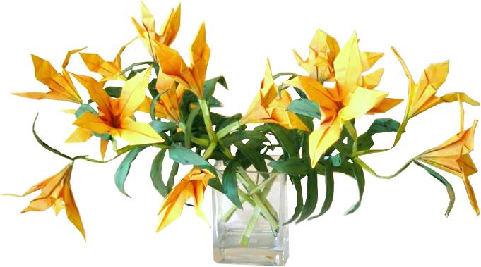 Origami Lilies