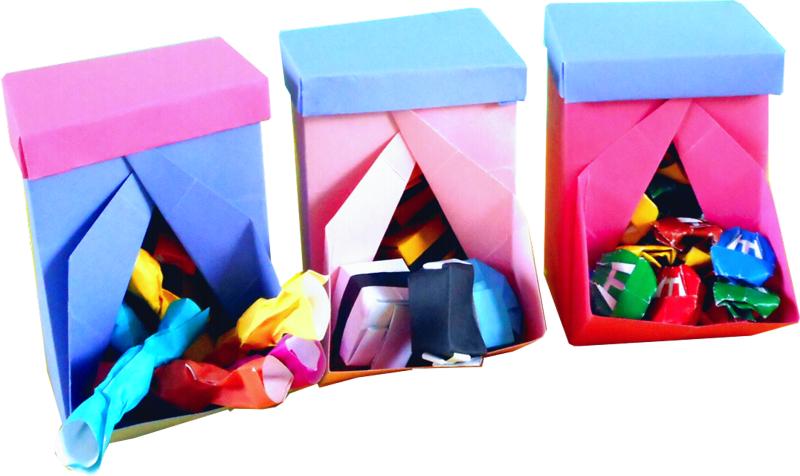 Paper Candy Dispensers
