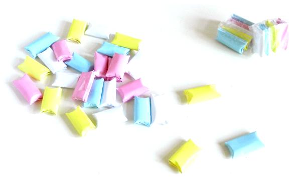 Origami Chewing Gum Pellets