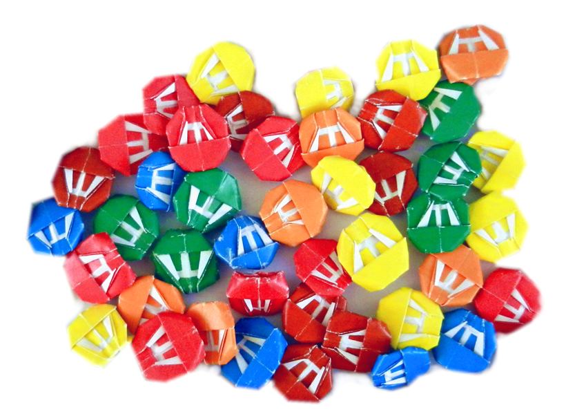 Origami M and M's