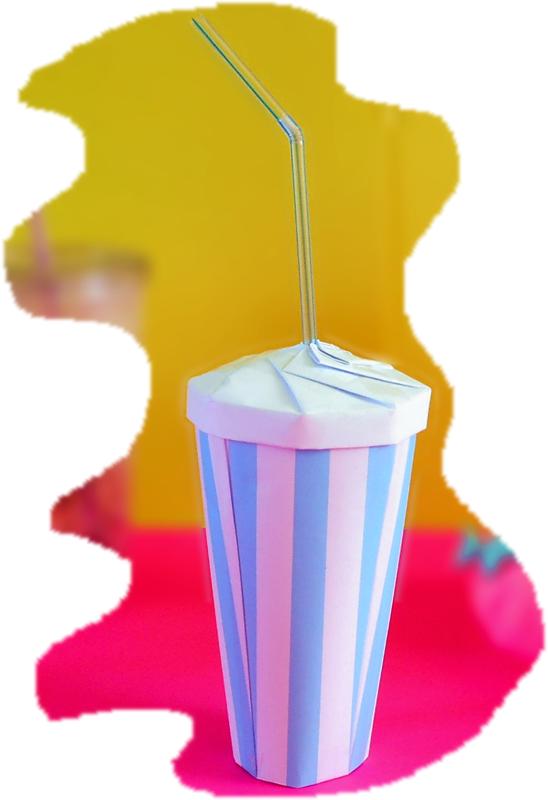 Origami Milkshake Cup