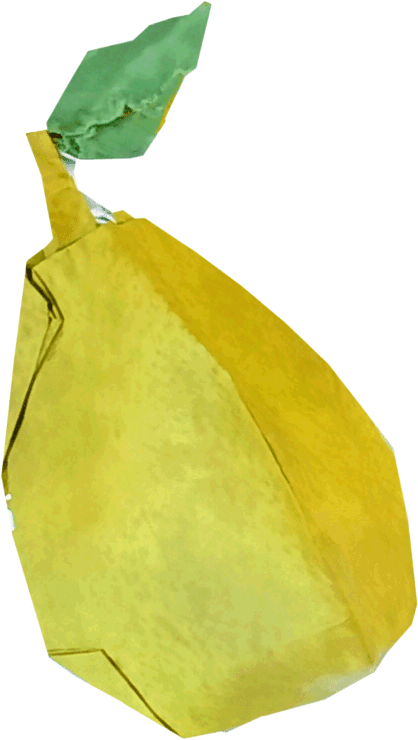 Origami Pear