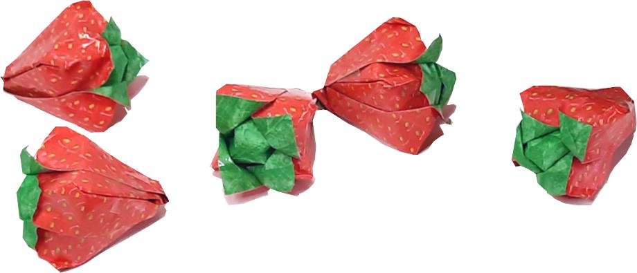 Origami Strawberries