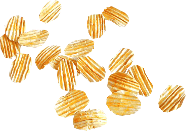 Origami Ribbel Chips