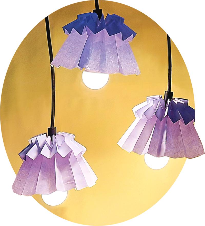 Origami lamps