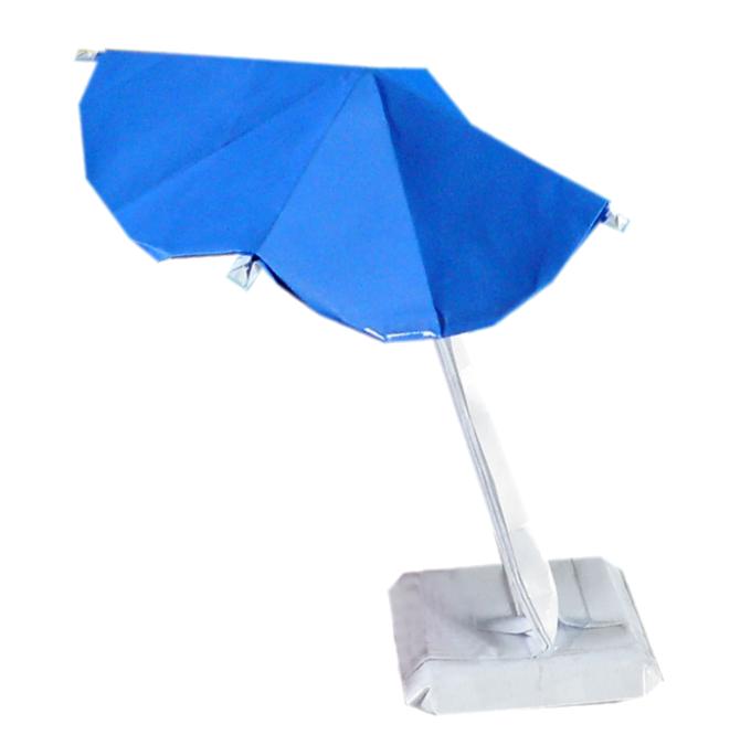 Poppenhuis parasol