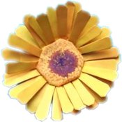 Kirigami Gerbera Flower