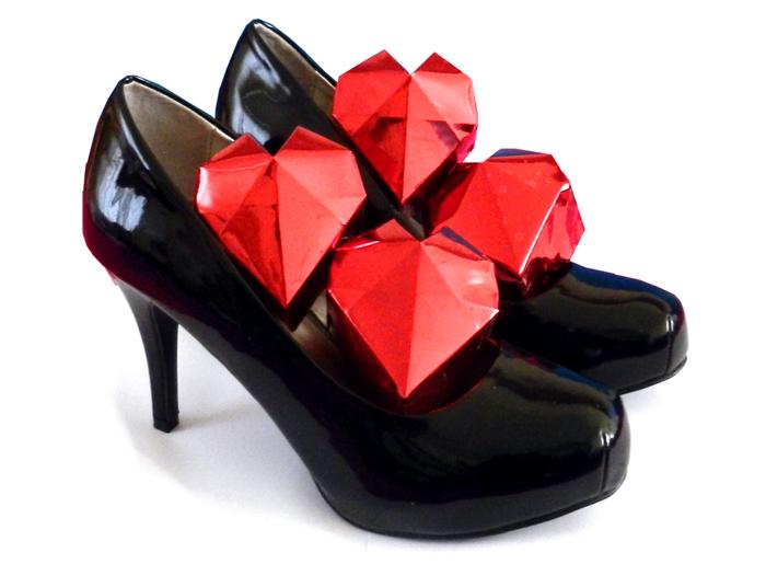 Shoes with Heart shaped Boxes