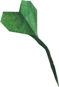 Origami Heart Shaped Leaf