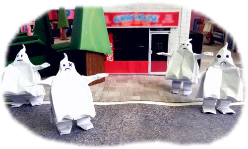 Origami Ghosts