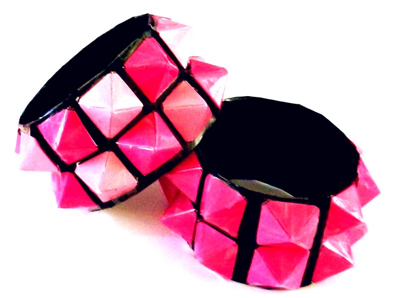 Bangles with Origami Studs