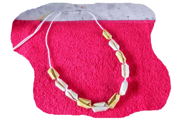 Origami Shell Necklace